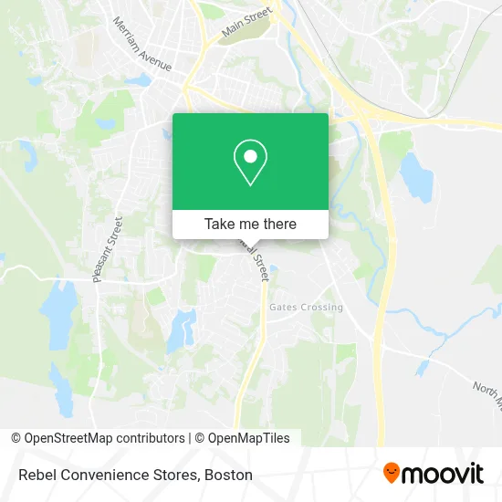 Rebel Convenience Stores map