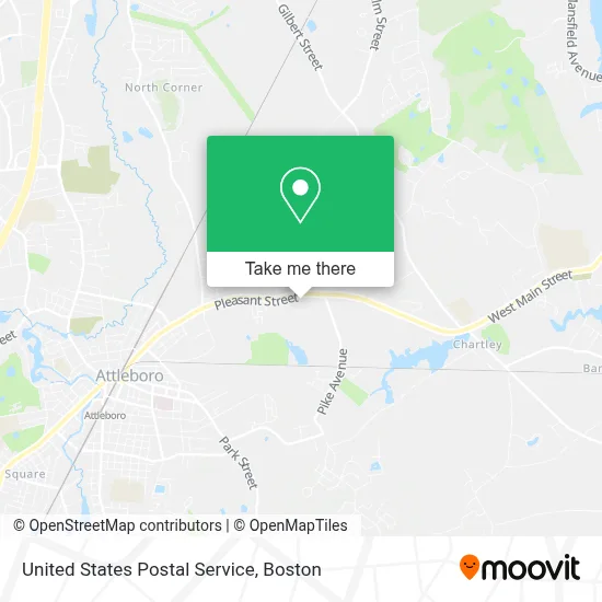 United States Postal Service map