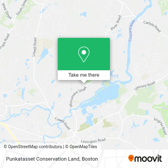Punkatasset Conservation Land map