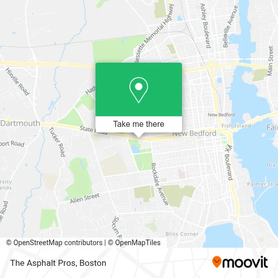The Asphalt Pros map