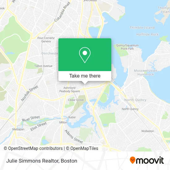 Julie Simmons Realtor map