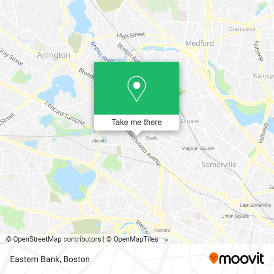 Eastern Bank map