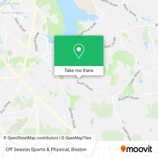 Off Season Sports & Physical map
