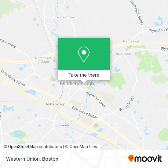 Western Union map