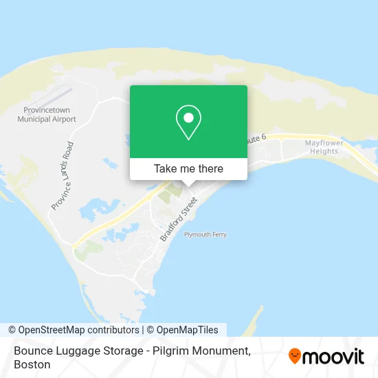 Bounce Luggage Storage - Pilgrim Monument map