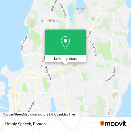 Simply Speech map
