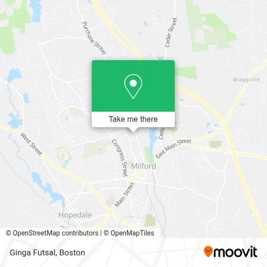 Ginga Futsal map