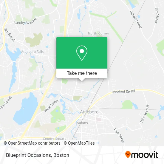 Blueprint Occasions map