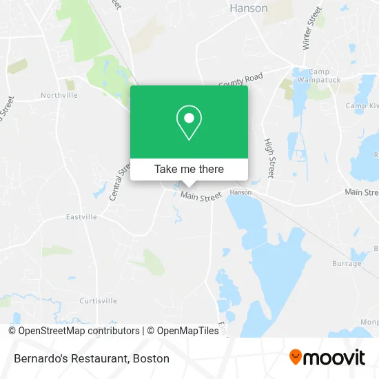 Bernardo's Restaurant map