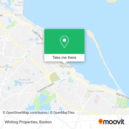 Whiting Properties map
