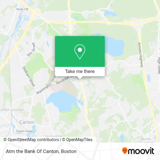 Atm the Bank Of Canton map