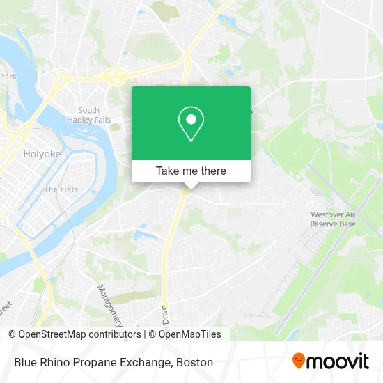 Blue Rhino Propane Exchange map