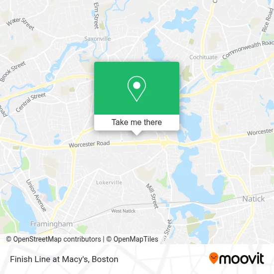 Finish Line at Macy's map