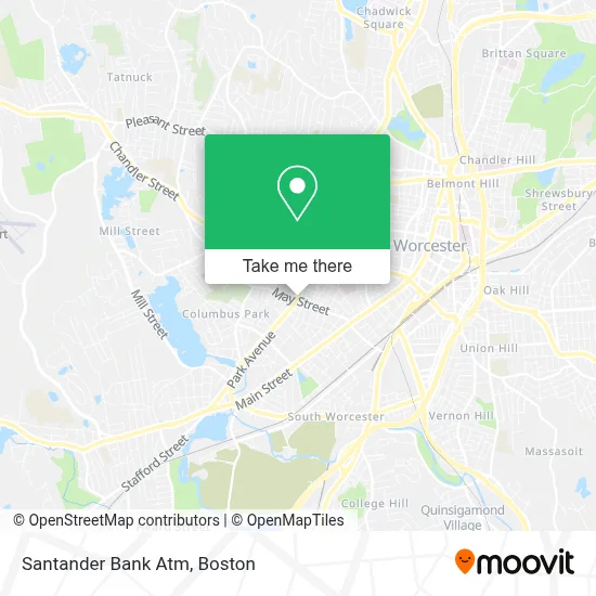 Santander Bank Atm map