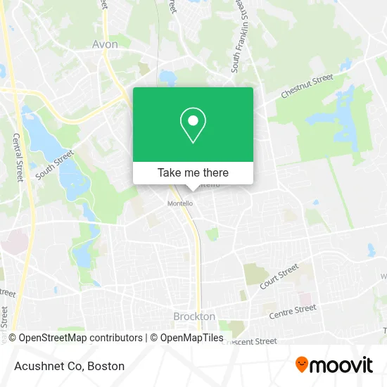 Acushnet Co map
