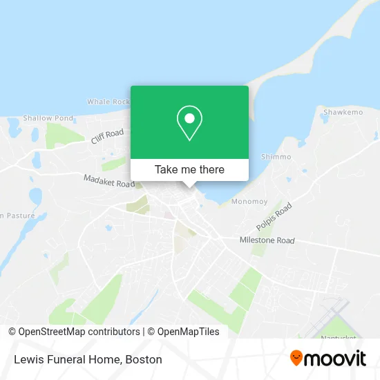 Lewis Funeral Home map