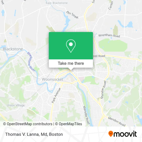 Thomas V. Lanna, Md map