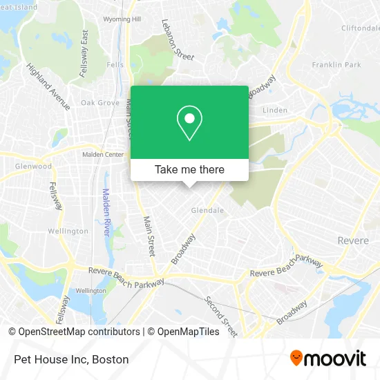 Pet House Inc map