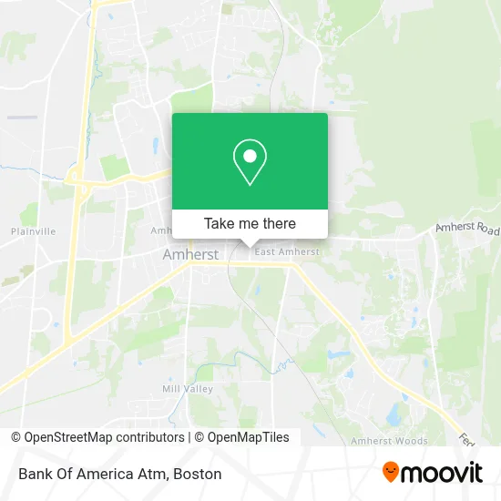 Bank Of America Atm map