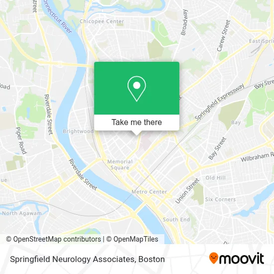 Springfield Neurology Associates map