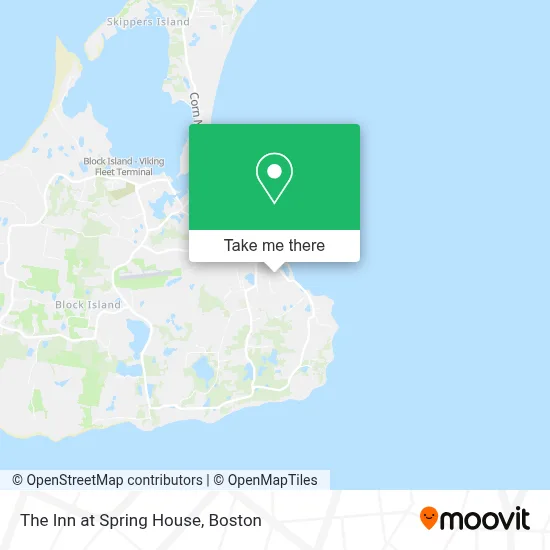 The Inn at Spring House map