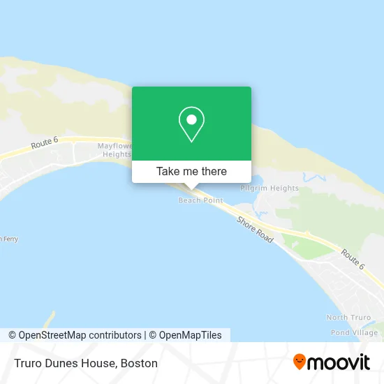 Truro Dunes House map