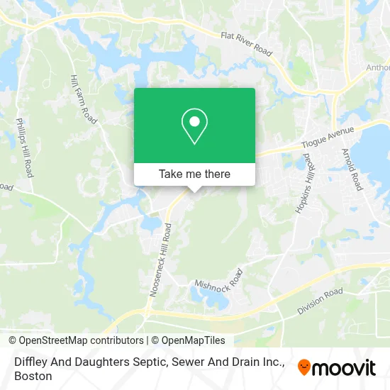 Diffley And Daughters Septic, Sewer And Drain Inc. map