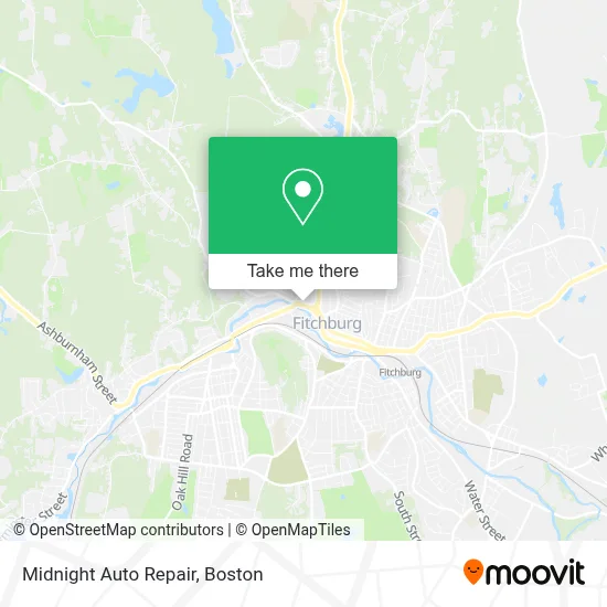 Midnight Auto Repair map