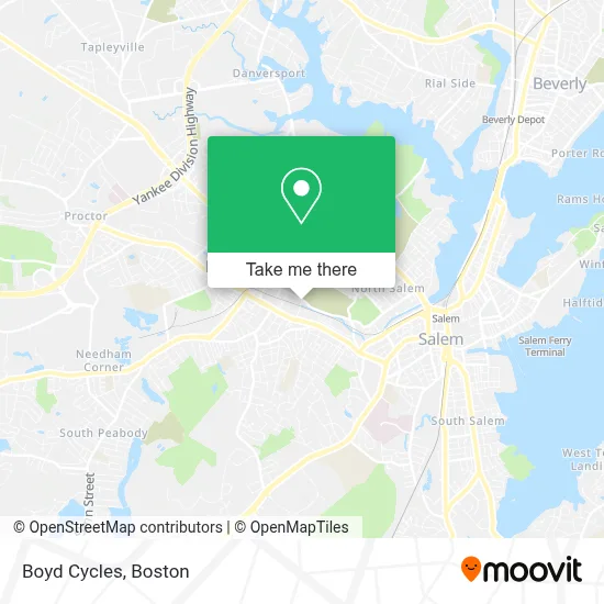 Boyd Cycles map