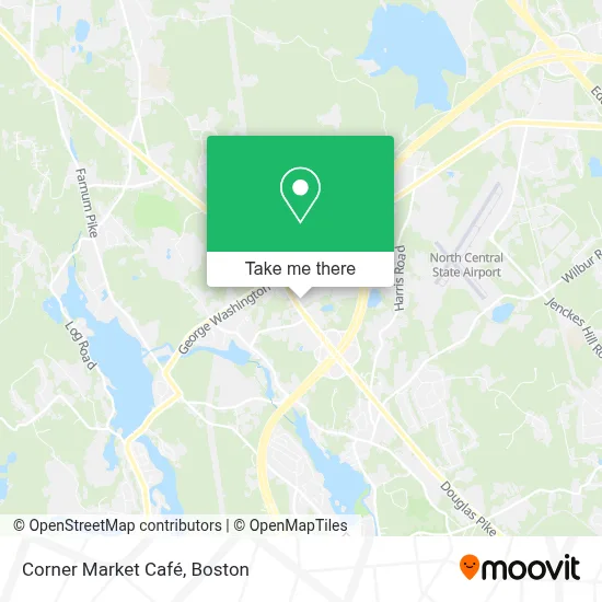 Corner Market Café map