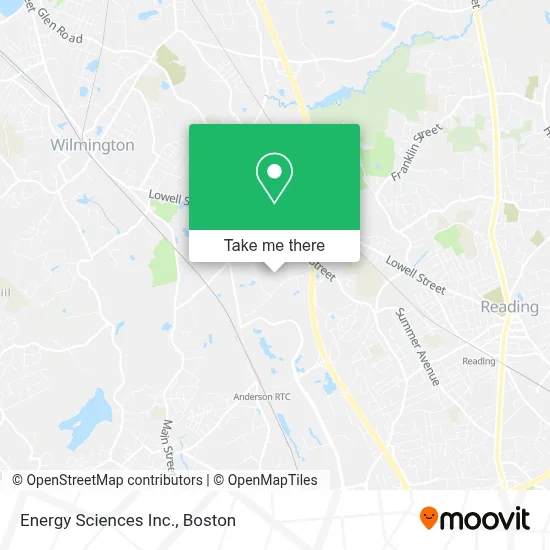 Energy Sciences Inc. map