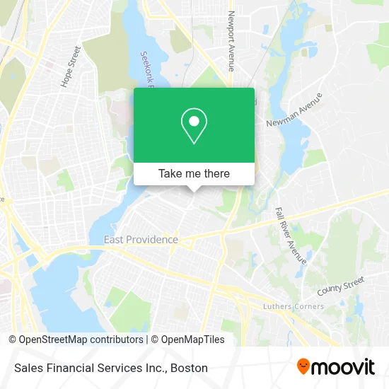Sales Financial Services Inc. map