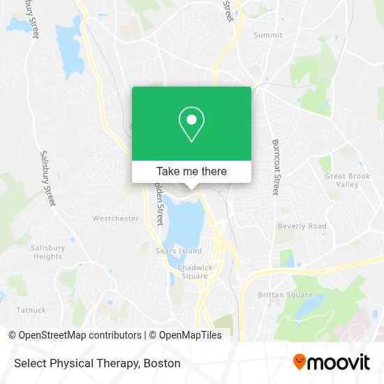 Select Physical Therapy map