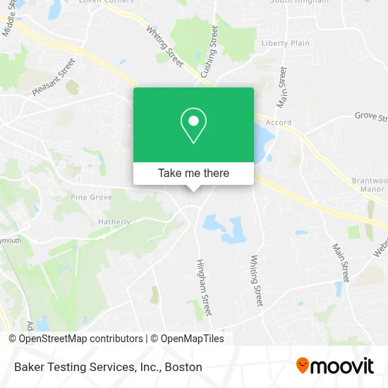 Baker Testing Services, Inc. map