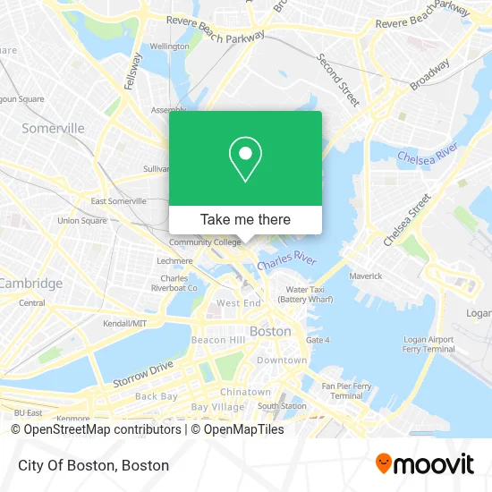 City Of Boston map
