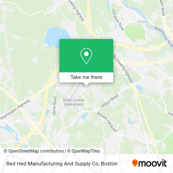 Red Hed Manufacturing And Supply Co map