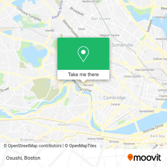 Osushi map