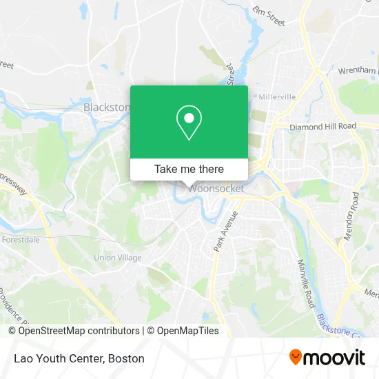 Lao Youth Center map