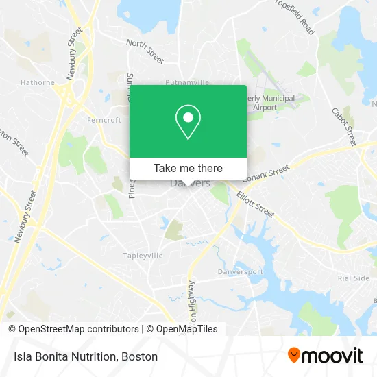 Isla Bonita Nutrition map