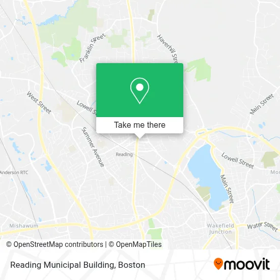 Reading Municipal Building map