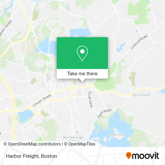 Harbor Freight map