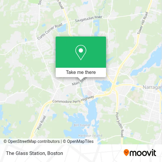 The Glass Station map