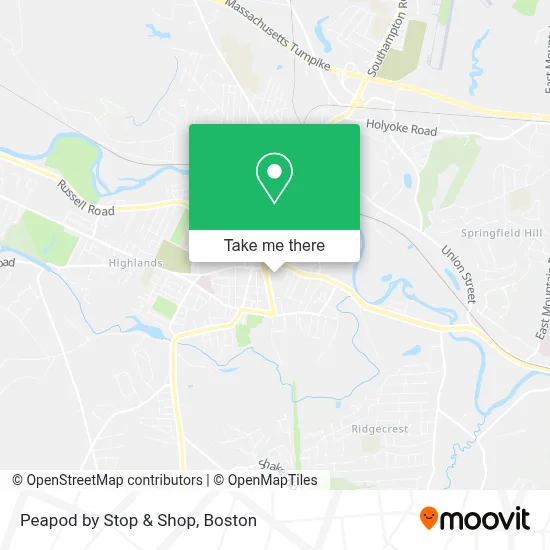 Peapod by Stop & Shop map
