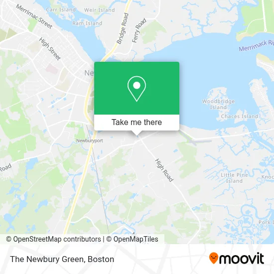 The Newbury Green map