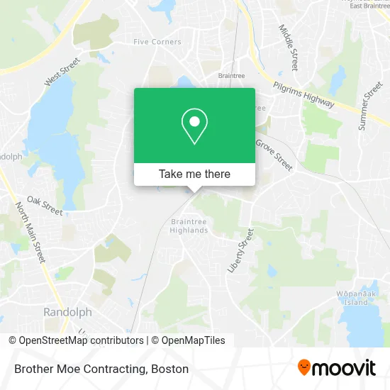 Brother Moe Contracting map