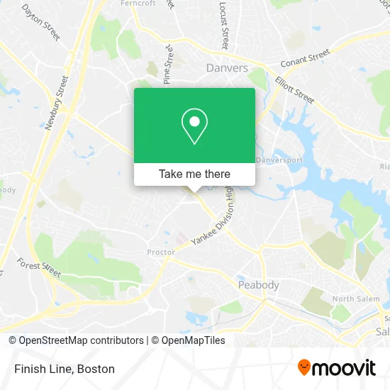Finish Line map