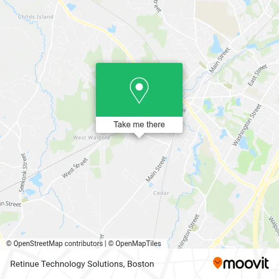 Retinue Technology Solutions map