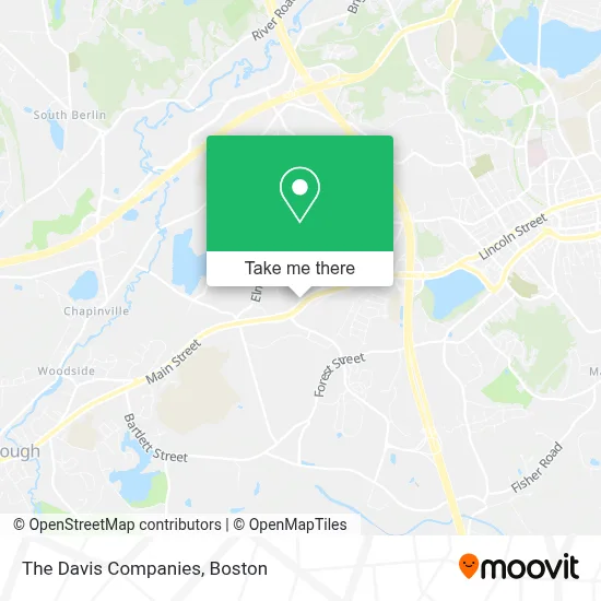 The Davis Companies map