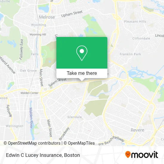 Edwin C Lucey Insurance map