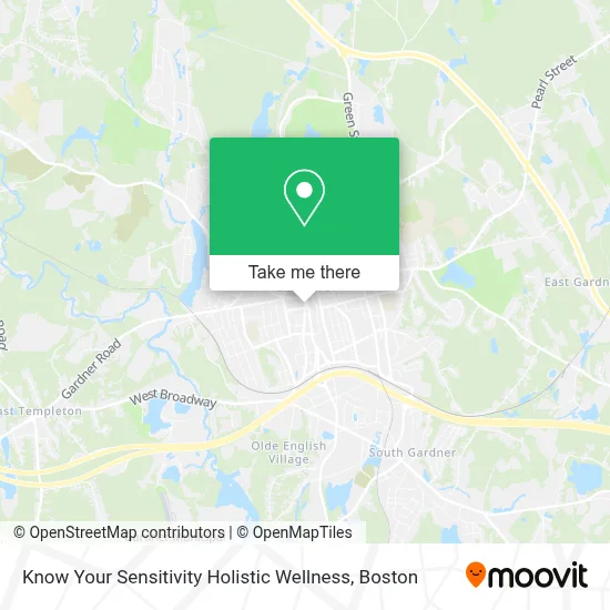 Know Your Sensitivity Holistic Wellness map